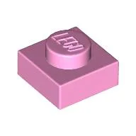 Plate 1 x 1 / Bright Pink