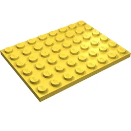 Plate 6 x 8 / Yellow