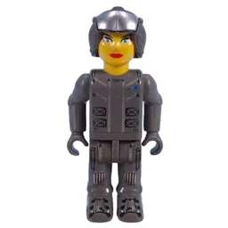 Juniors Midifig, Res-Q - Female, with Open Face Helmet / Dark Gray