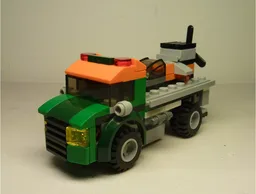 31043 Flatbed Truck w/Hovercraft