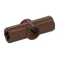 Technic Axle and Pin Connector Angled #2 - 180° / Brown