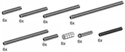 Lego Axles and Extenders