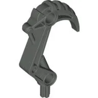 Large Figure Weapon, Claw Hook with Axle / Dark Gray