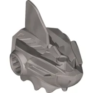 Large Figure Mask, Robotic Shark (Jawblade) / Flat Silver