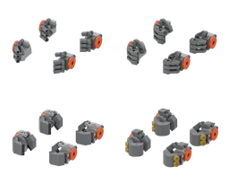 Add-on Pack: Mech Hands - (For Space Construction Mech II MOC-190608)