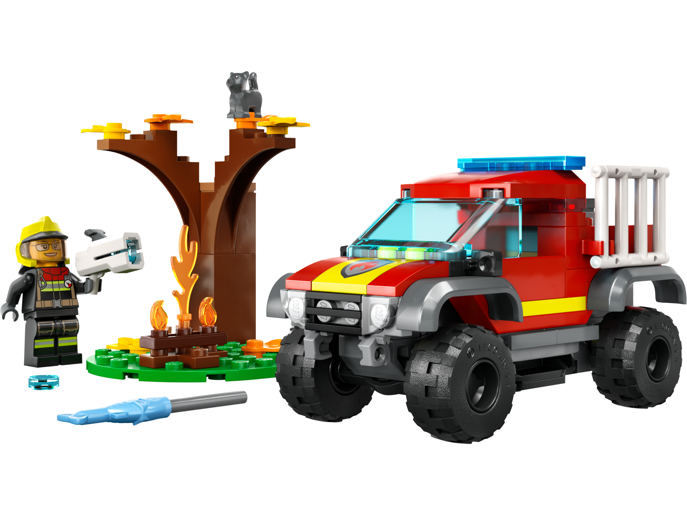 Lego 4x4 Fire Truck Rescue