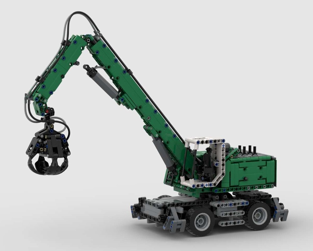 Lego material handler 817E Sennebogen 1:21