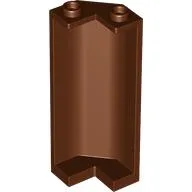 Panel 2 x 2 x 5 Corner / Reddish Brown