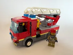 Fire Ladder Truck (60107/60214 MOD)