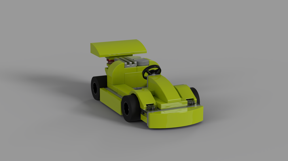 Lego Lime mini race car