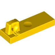 Hinge Tile 1 x 3 Locking with 1 Finger on Top / Yellow