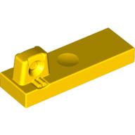 Lego Hinge Tile 1 x 3 Locking with 1 Finger on Top / Yellow