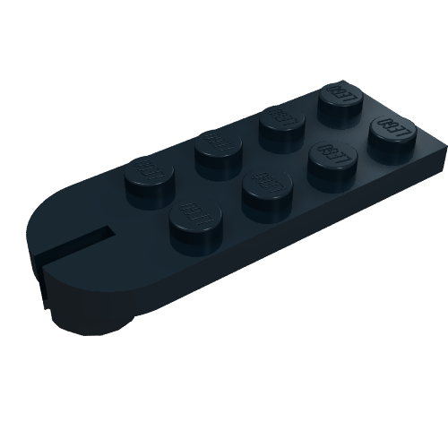 Lego Plate Special 2 x 5 with Towball Socket / Black