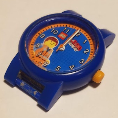Lego Watch Face with 'The LEGO Movie Logo' and Emmet Print / Blue