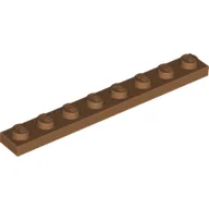 Plate 1 x 8 / Medium Nougat