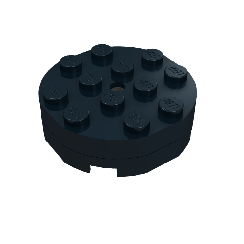 Lego Turntable 4 x 4 - Old Type Complete - Faceted