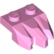 Lego Plate Special 2 x 3 with Rocks / Bright Pink