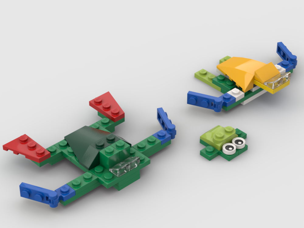 Lego A family of turtles