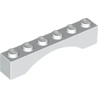 Brick Arch 1 x 6 / White