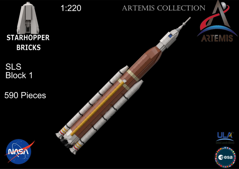 Lego 1:220 SLS Block 1