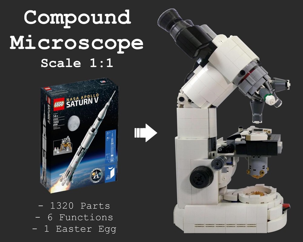 Lego Compound Microscope