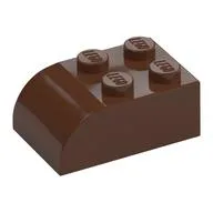 Brick Curved 2 x 3 / Brown