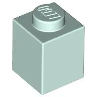 Brick 1 x 1 / Light Aqua