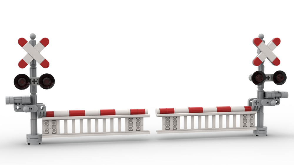 Lego Signaux de passage à niveau - crossing signals - MOC