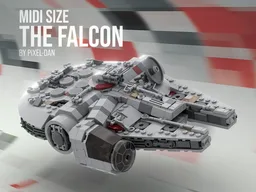 PiXEL-DANs CHIBI-STYLE Millennium-Falcon -- CHECKOUT THE NEW MIDI FALCON