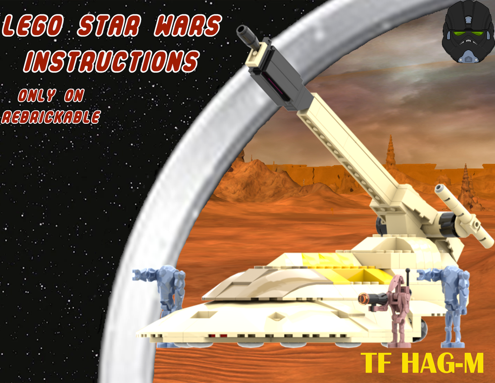 Lego Classic-Style TF HAG-M (Clone Wars Videogame)