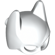 Lego Mask, Batgirl Cowl [Plain] / White