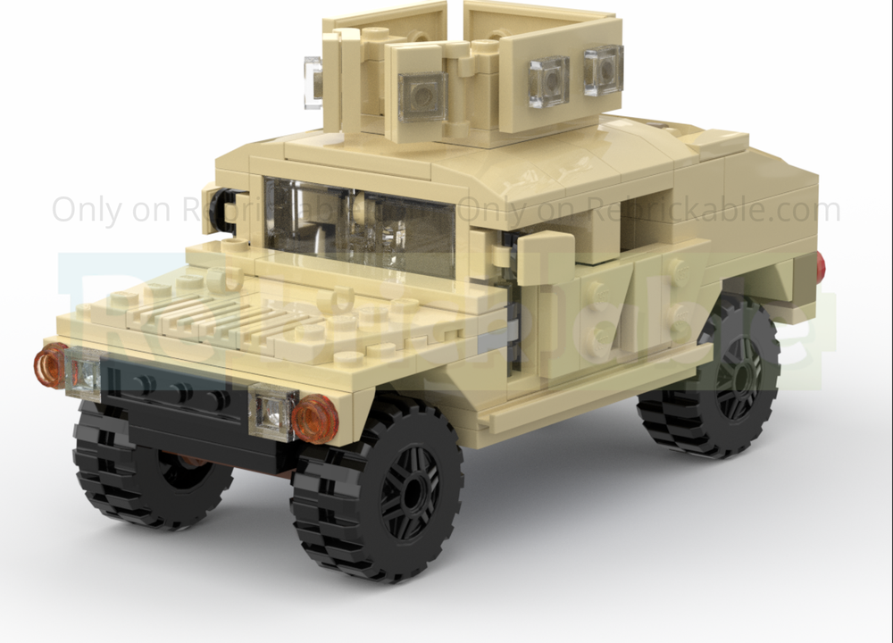 Lego M1114 HMMWV with turret