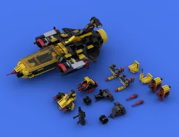 Blacktron Support Fighter