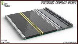 NEXTBrick System Road with Rail