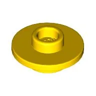 Equipment Cup / Teacup Saucer with Recessed Stud on Top [Plain] / Yellow