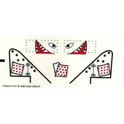 Sticker Sheet for Sets 2879-1, 5909-1, 5948-1 / [No Color/Any Color]