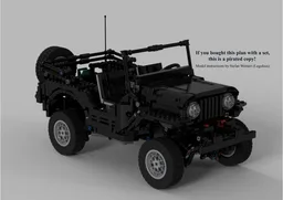 Jeep Willys (Paramedic Version) with Trailer