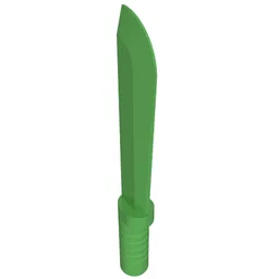 Weapon Sword / Machete / Bright Green