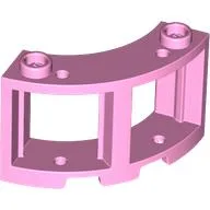 Window Round 3 x 3 x 2 / Bright Pink