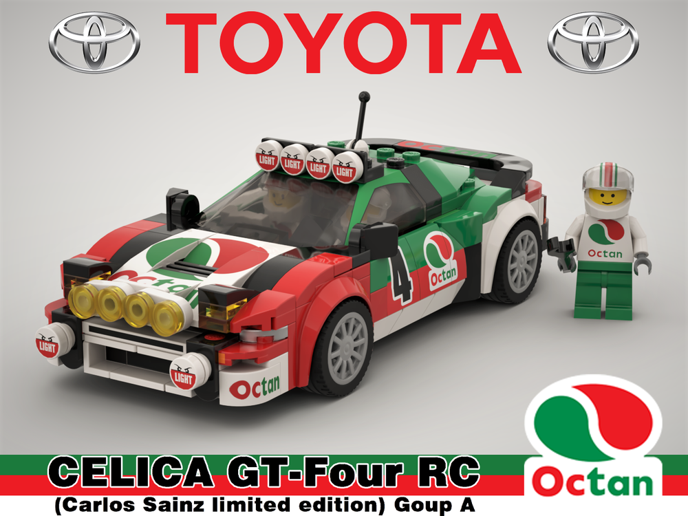 Lego Toyota Celica GT-Four RC Turbo - Group A - Carlos Sainz limited edition
