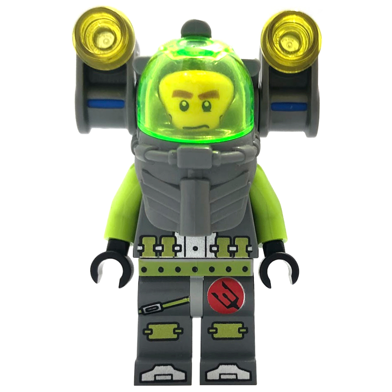 Lego Axel with Backpack with Narrow Lights