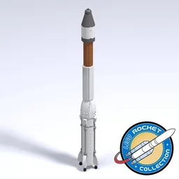 Ariane 1 - 1:110 (like Saturn V Scale)