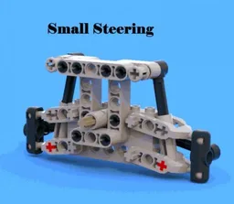 Small suspended steering system