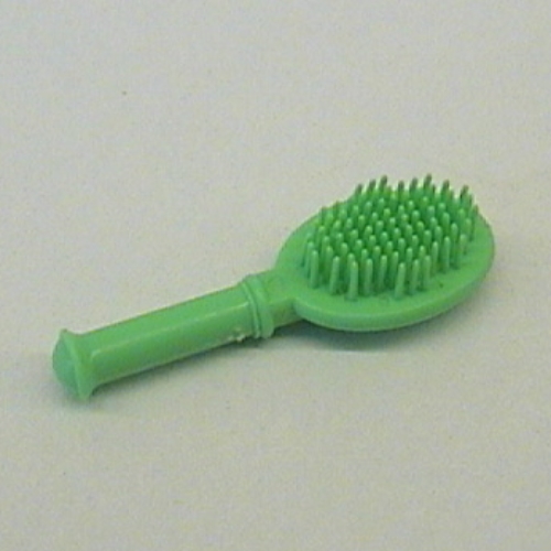 Lego Belville / Scala, Equipment Hairbrush / Medium Green