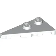Wedge Plate 2 x 4 27° Left / White