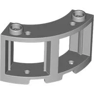 Window Round 3 x 3 x 2 / Light Bluish Gray
