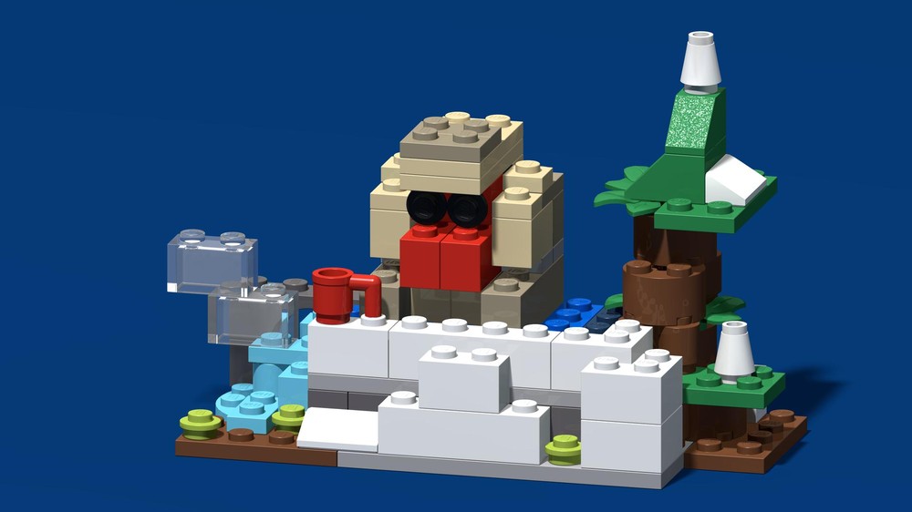 Lego BYGGLEK Snow Monkey