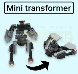Mini spacecraft Transformer