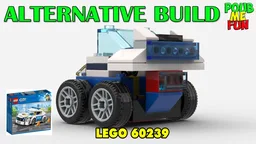 60239 Police Space Explorer Car - Alternate Build