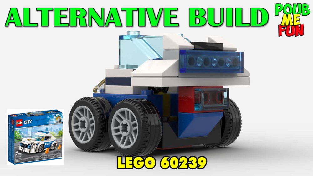 Lego 60239 Police Space Explorer Car - Alternate Build